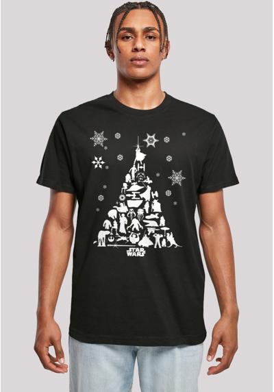 футболка Star Wars Christmas Weihnachtsbaum
