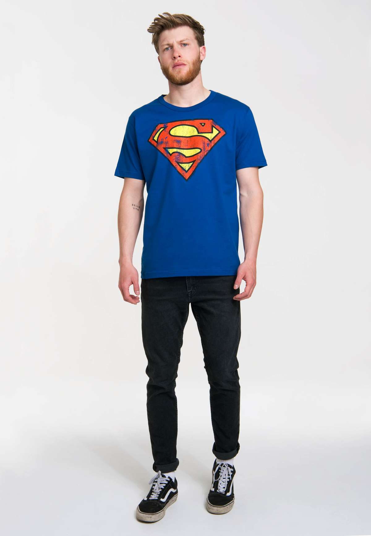 Футболка с крутым принтом спереди Superman
