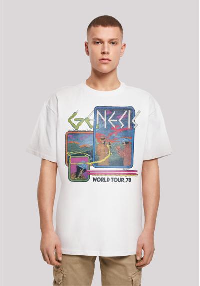 футболка Genesis Rock Music Band World Tour 78