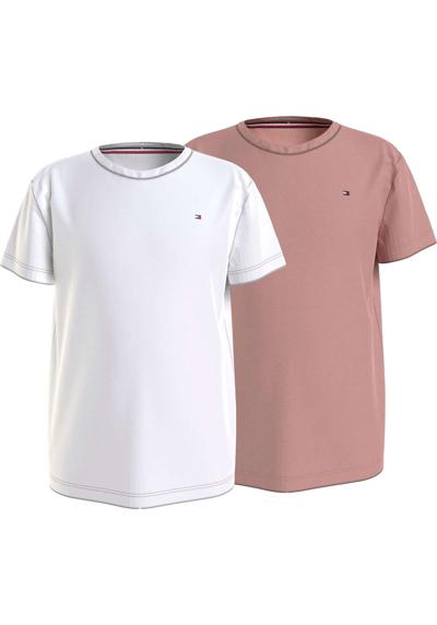 Рубашка с коротким рукавом (комплект, 2 шт., 2 шт.) с вышивкой логотипа Tommy Hilfiger