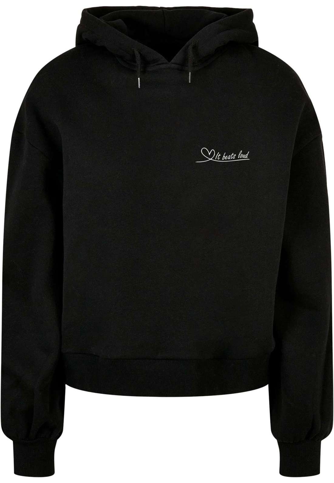 Толстовка с капюшоном Damen Ladies It Beats Loud Organic Oversized Hoody