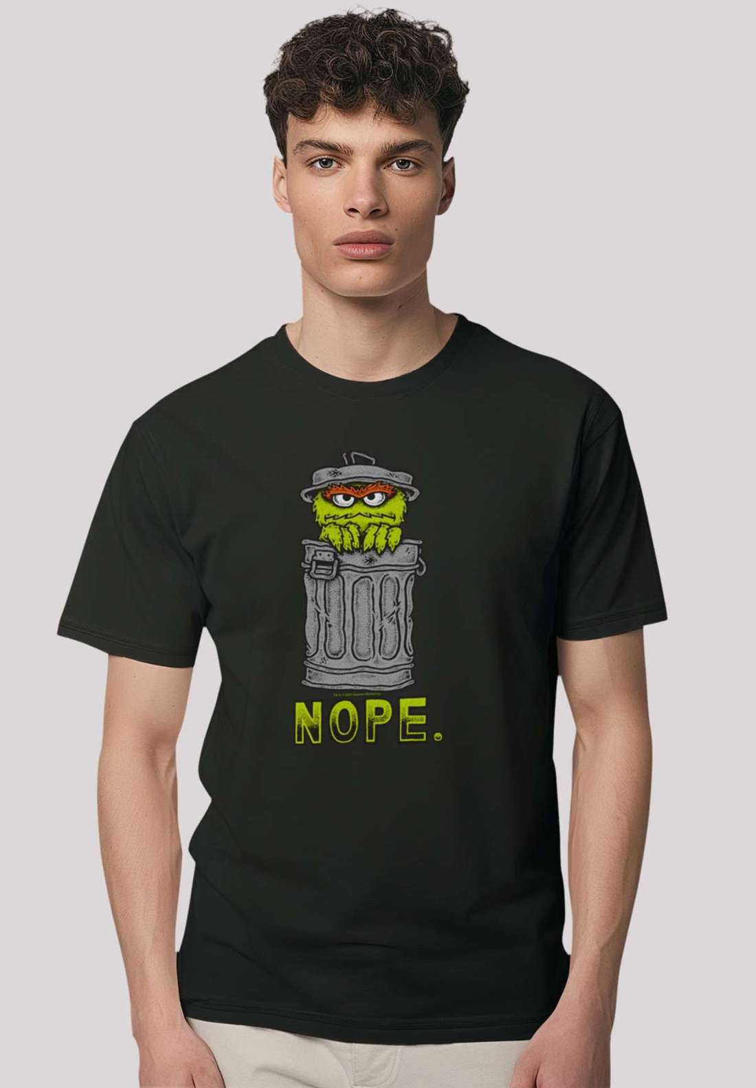 футболка Sesamstraße Oscar Nope