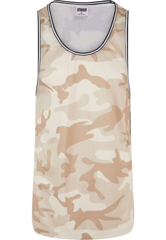 Майка Urban Classics Herren Camo Mesh Tanktop
