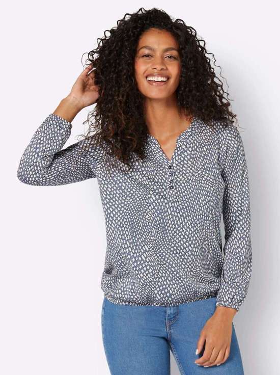 Рубашка с длинным рукавом Druck-Shirt