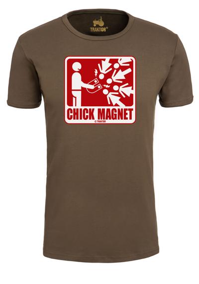 Футболка с забавным принтом Chick Magnet