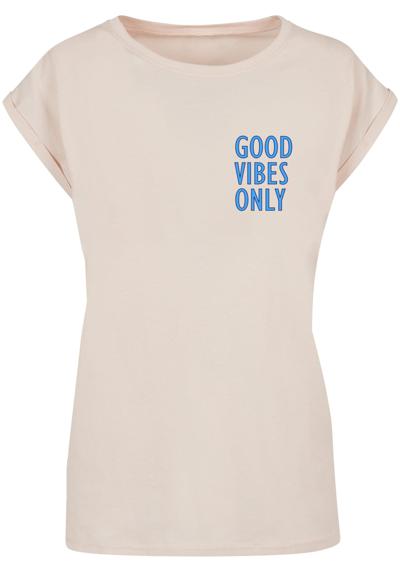 футболка Damen Ladies Good Vibes Only Extended Shoulder Tee