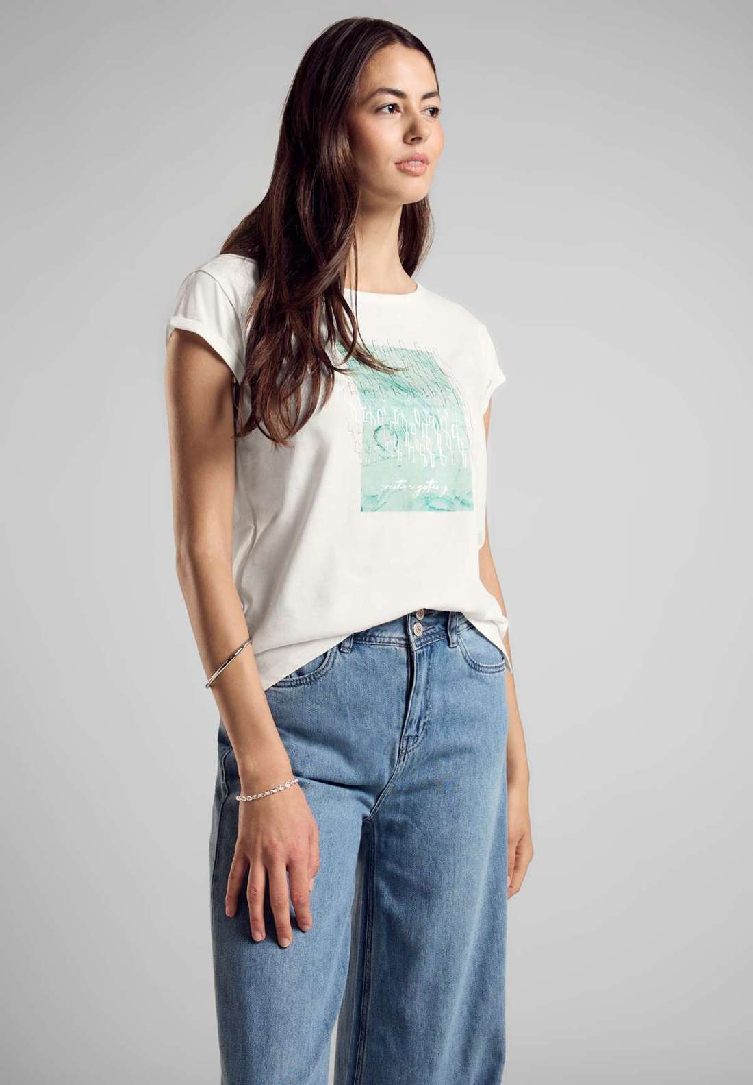 Рубашка с принтом