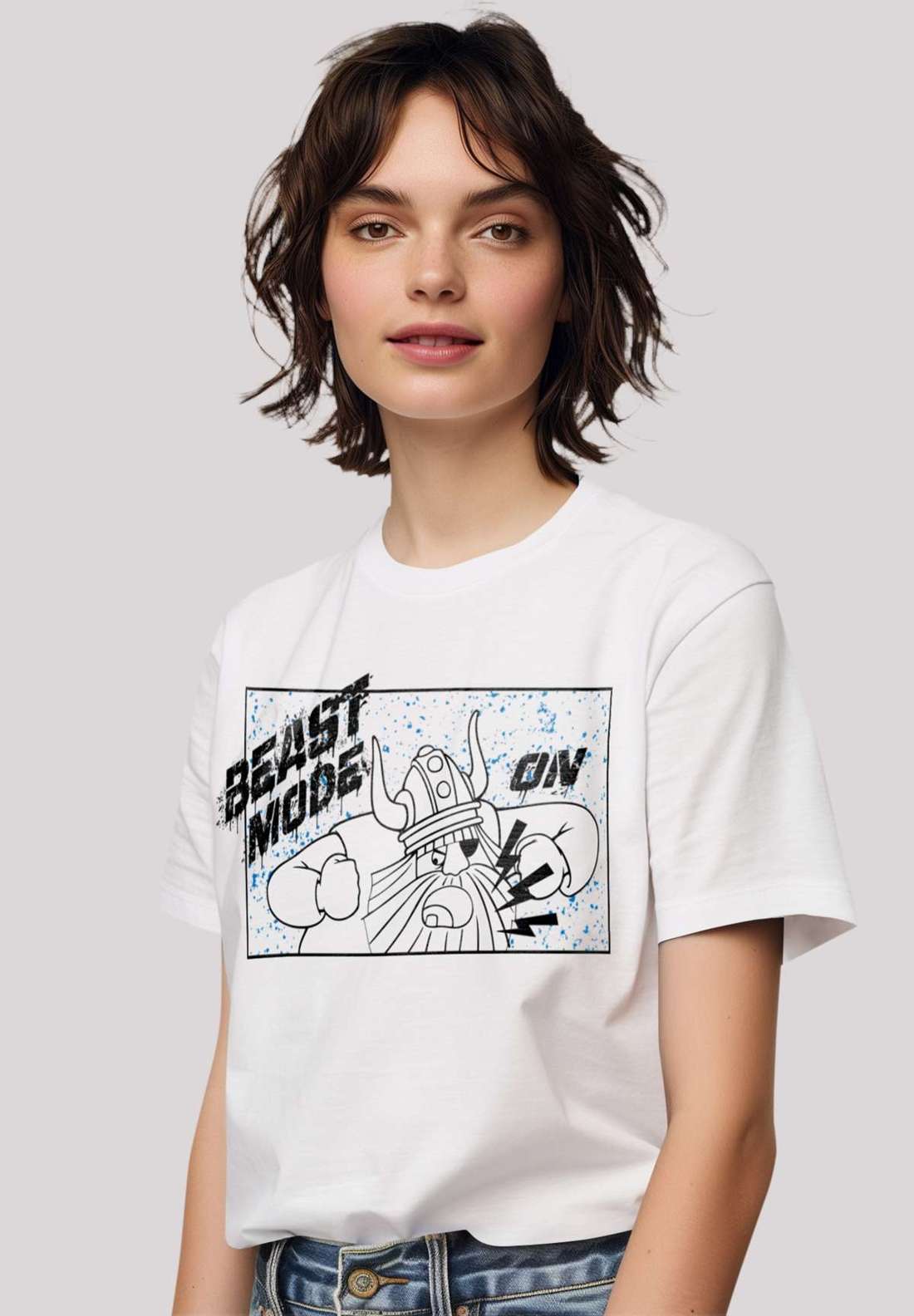 футболка Wickie und die starken Männer Beastmode on