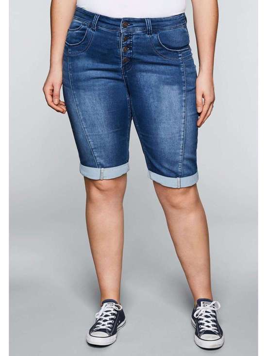 Джинсовые Бермуды Große Größen