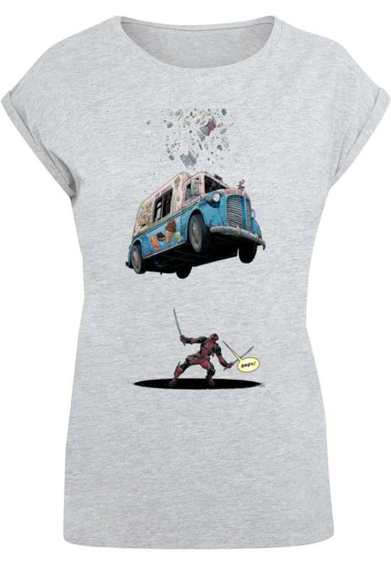 футболка Damen Ladies Deadpool - Ice Cream T-Shirt
