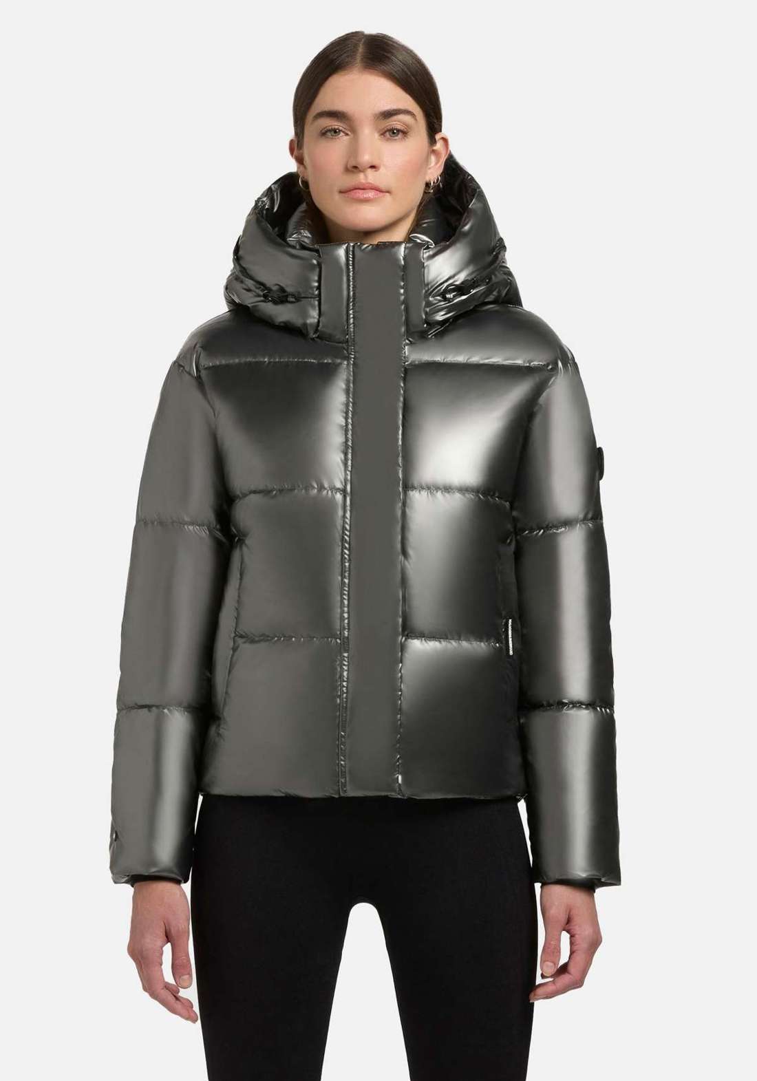 Стеганая куртка с капюшоном Devina Shiny-YM