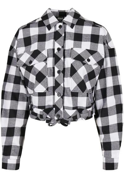 Рубашка с длинным рукавом Urban Classics Damen Ladies Short Oversized Check Shirt