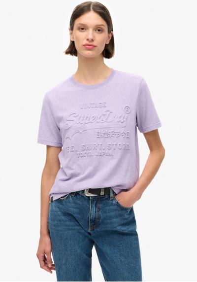 Рубашка с принтом EMBOSSED VL RELAXED TSHIRT