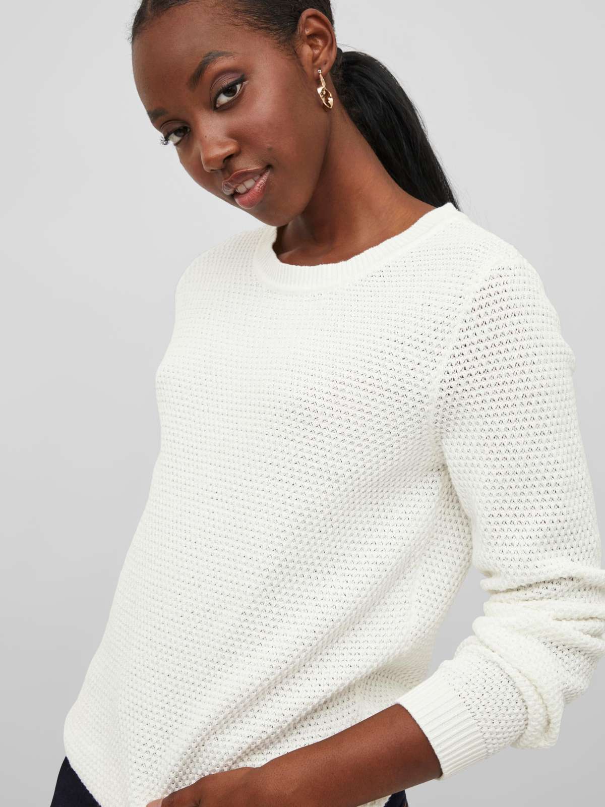 Свитер с круглым вырезом VIDALO O-NECK L/S KNIT TOP- NOOS