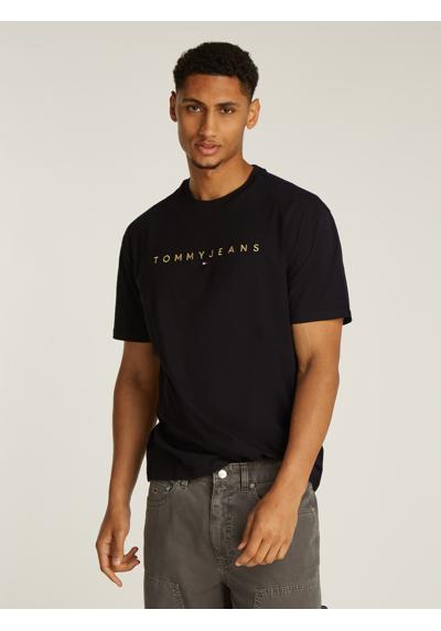 футболка TJM REG GOLD LINEAR LOGO TEE EXT