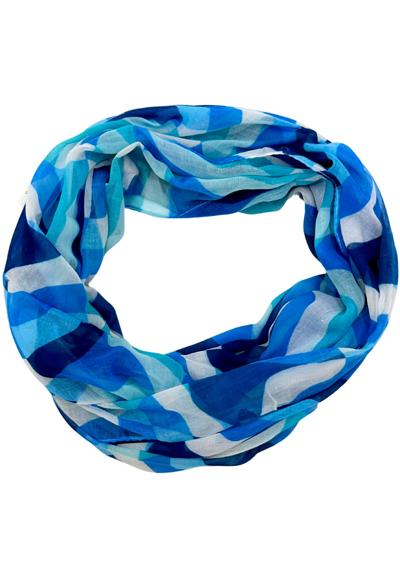 Модный шарф с волнистым узором