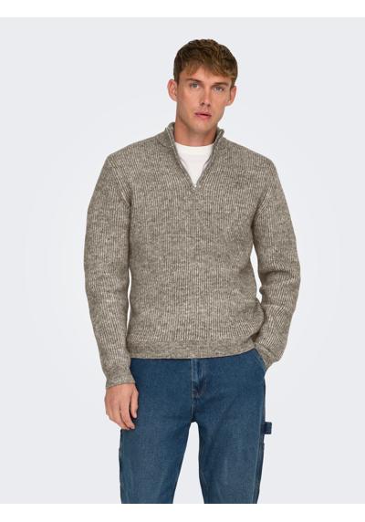 Тройер ONSTEGAN REG 5 WOOL HALF ZIP KNIT BF