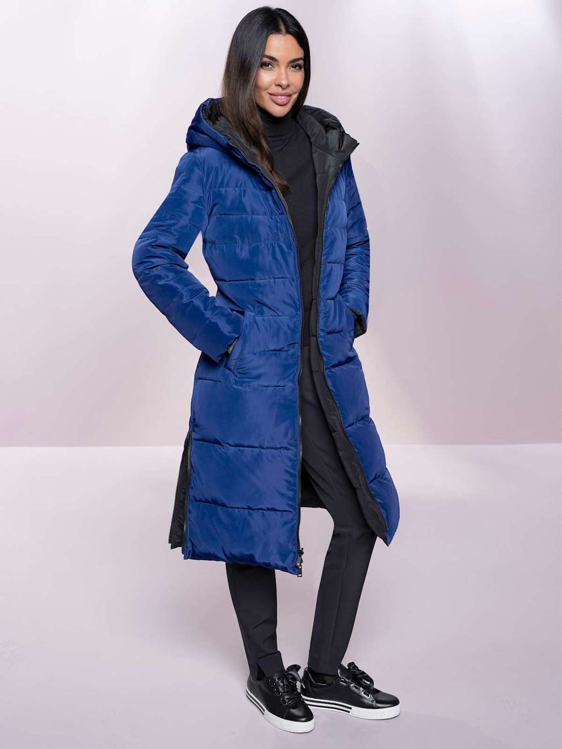 стеганое пальто