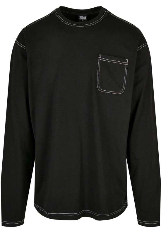 Длинный рукав Urban Classics Herren Heavy Oversized Contrast Stitch Longsleeve