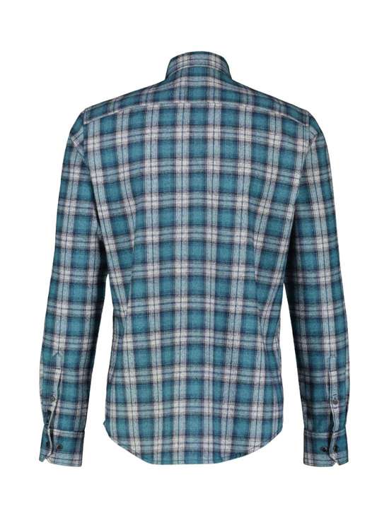 Рубашка в клетку LERROS Herren Karohemd in Strukturqualität