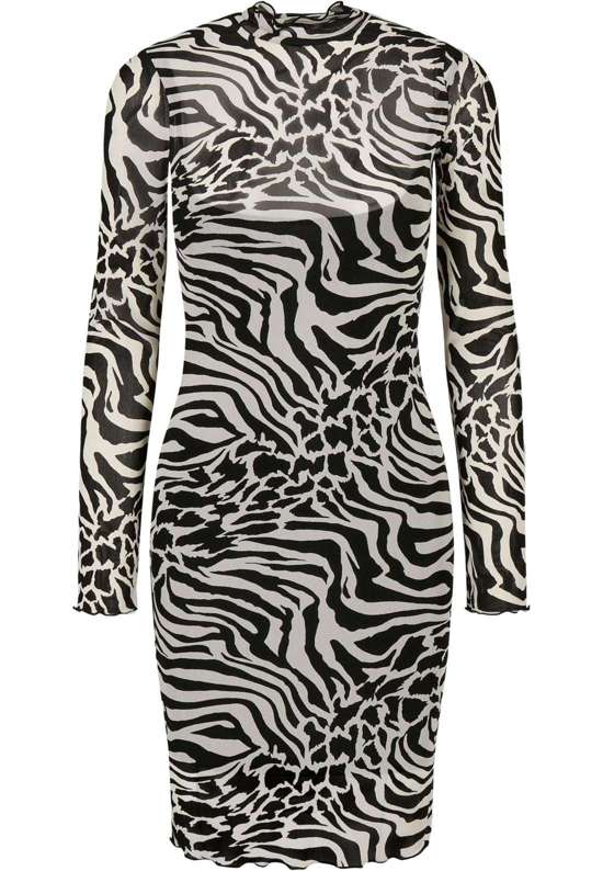 Платье-рубашка Urban Classics Damen Ladies AOP Double Layer Dress