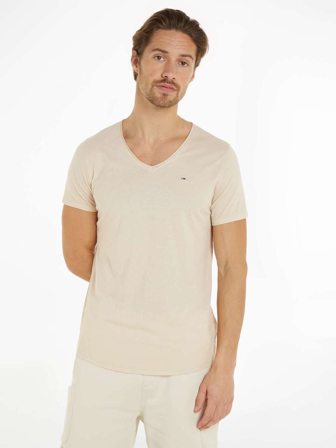 футболка с V-образным вырезом TJM XSLIM JASPE V