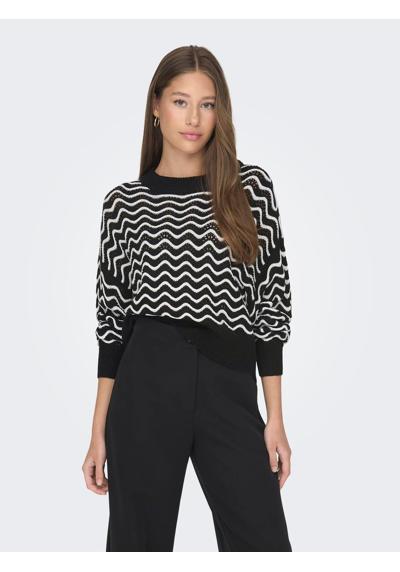 Свитер с круглым вырезом RITA L/S SHORT STRUC PULL KNT NOOS
