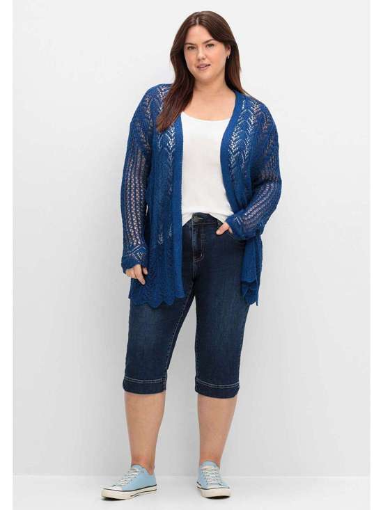 Джинсы-капри с эффектом пуш-ап. Große Größen