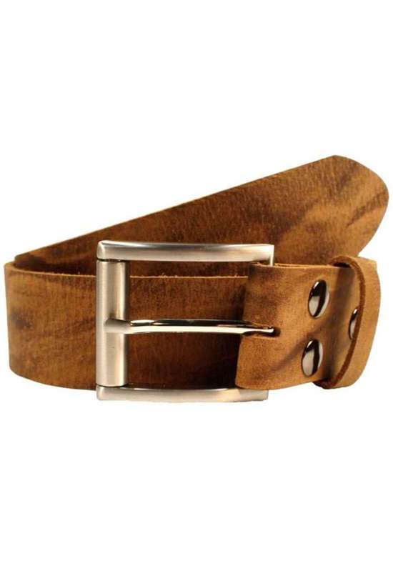 Кожаный ремень со сменной застежкой. Rollenschließe Satiniert