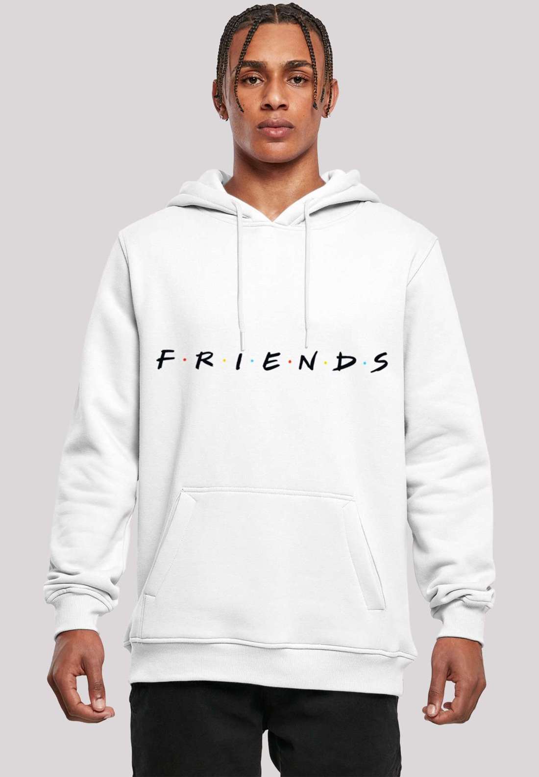 толстовка FRIENDS TV Serie Text Logo WHT