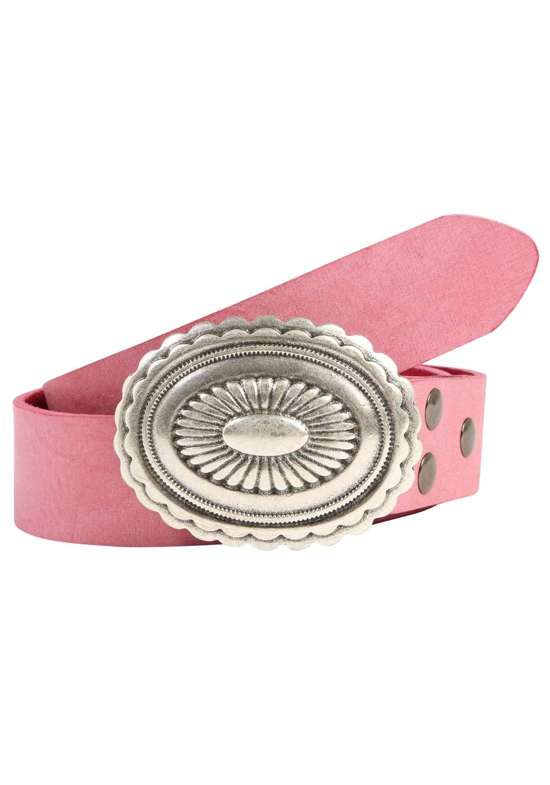 Кожаный ремень со сменной застежкой. Mandala Silber