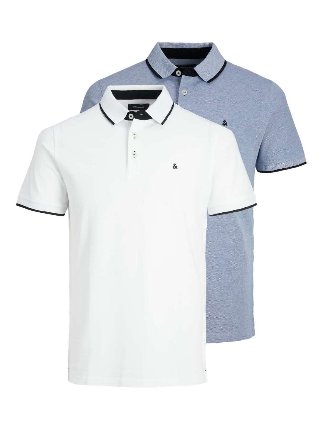 рубашка поло JJEPAULOS POLO SS 2PK MP NOOS