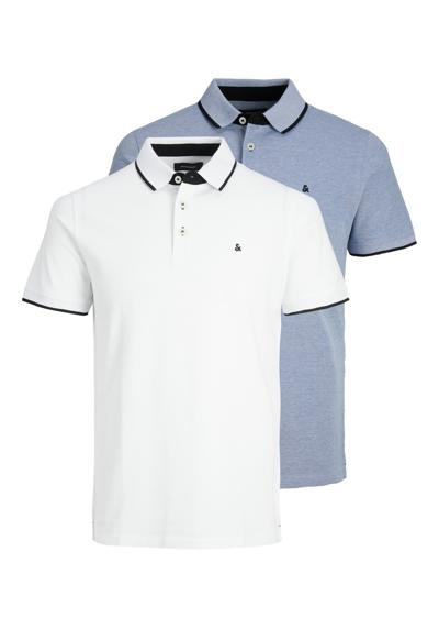 рубашка поло JJEPAULOS POLO SS 2PK MP NOOS