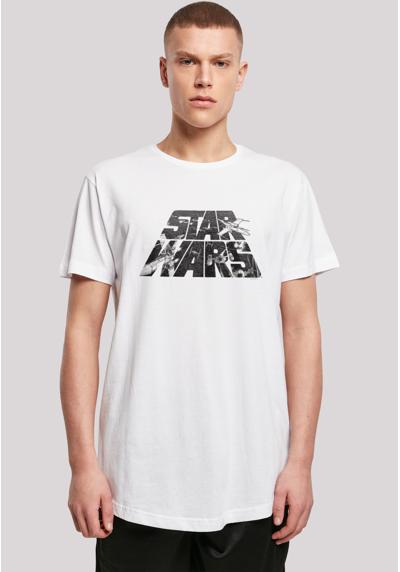 футболка Star Wars Logo Space Sketch