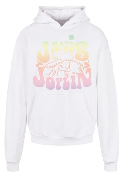Толстовка с капюшоном PLUS SIZE Janis Joplin Pastel Logo