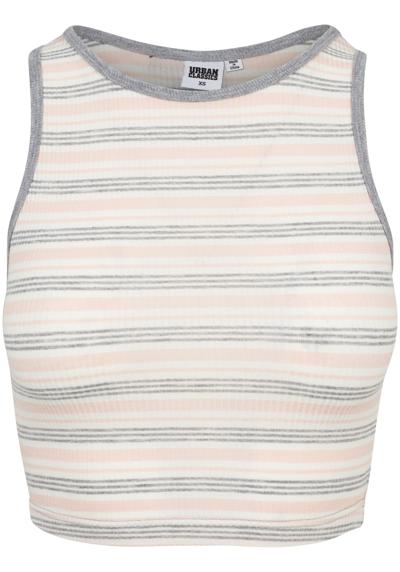 Мышечная рубашка Urban Classics Damen Ladies Rib Stripe Cropped Top