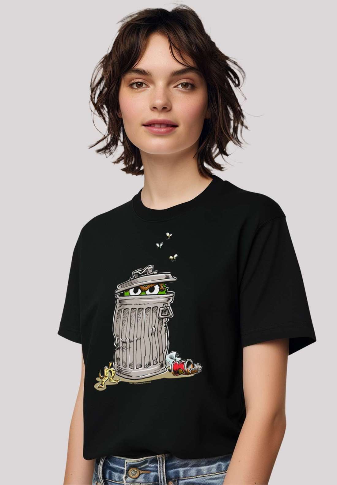 футболка Sesamstraße Oscar Tresh Box