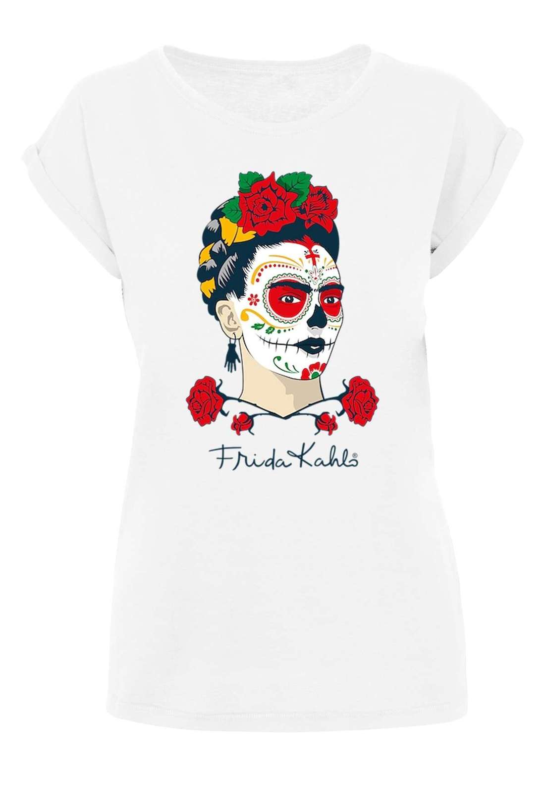 футболка Damen Ladies Frida Kahlo - Dia de los muertos T-Shirt