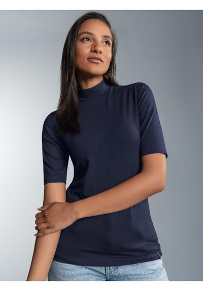 футболка TRIGEMA T-Shirt mit elastischem Stehkragen