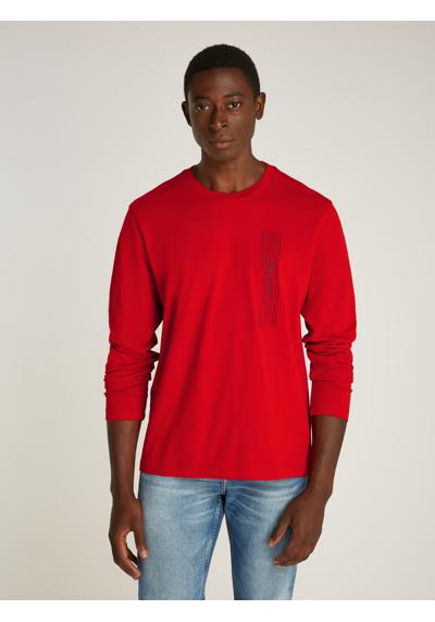 Рубашка с длинными рукавами и тисненым логотипом HORIZONTAL LOGO LS T-SHIRT