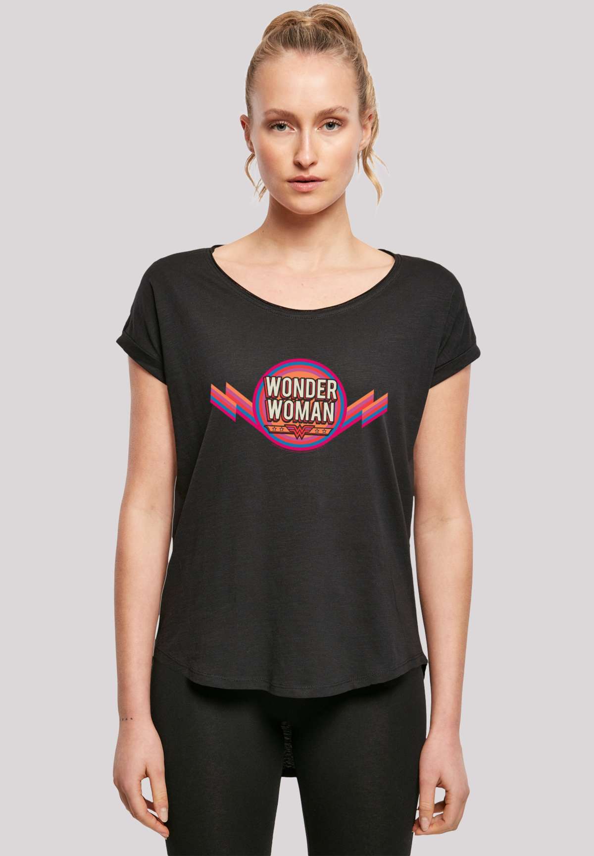 футболка DC Comics Wonder Woman Rainbow Logo