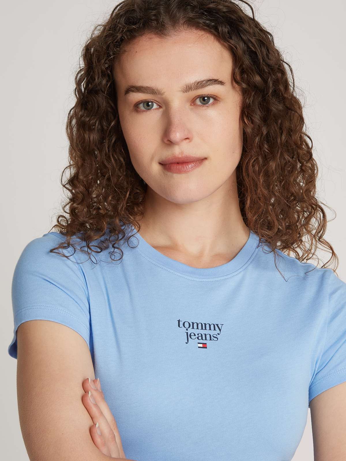 Футболка больших размеров с надписью-логотипом TJW SLIM ESSENTIAL LOGO1 TEE EXT