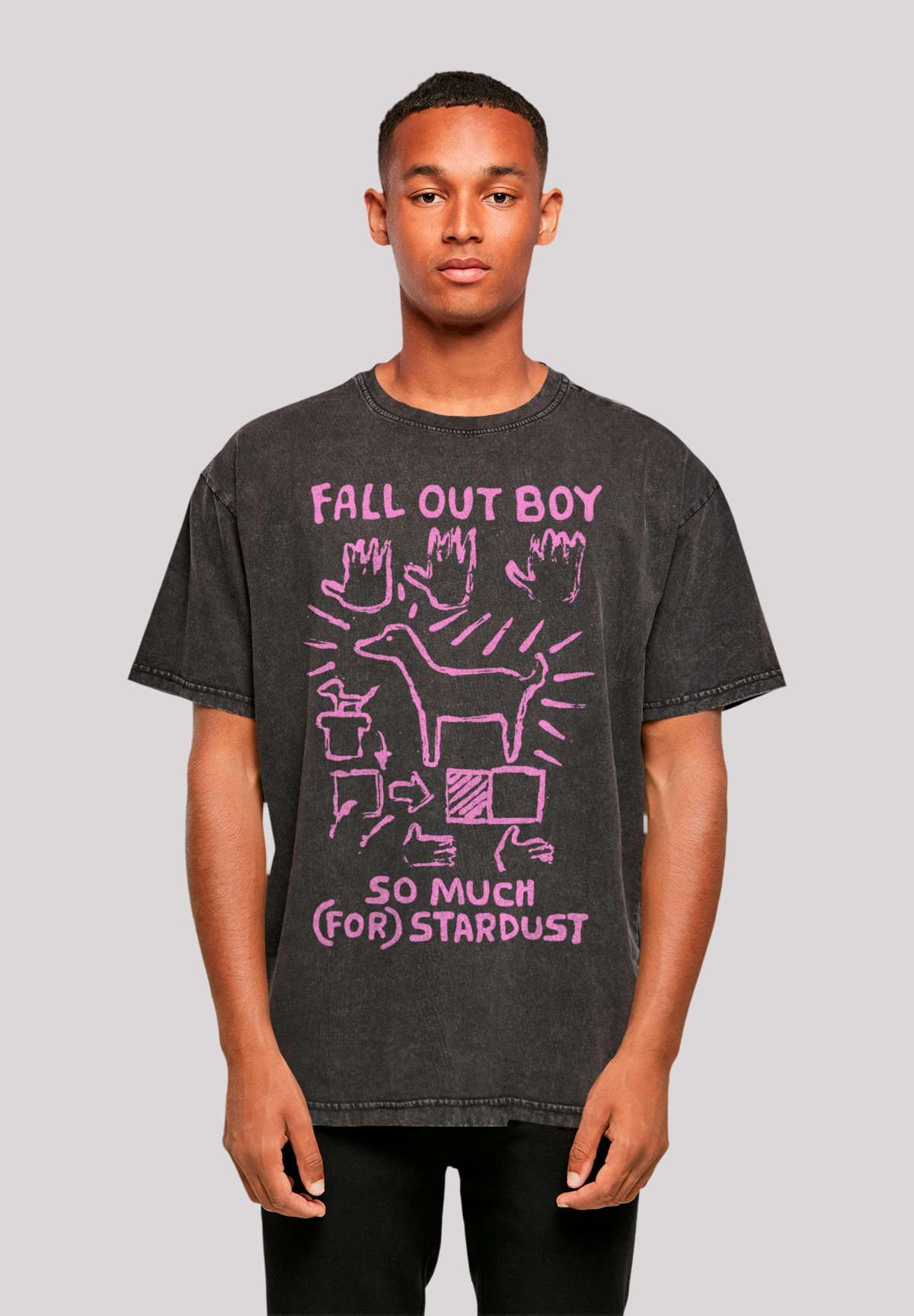 футболка Fall Out Boy Pink Dog So Much Stardust