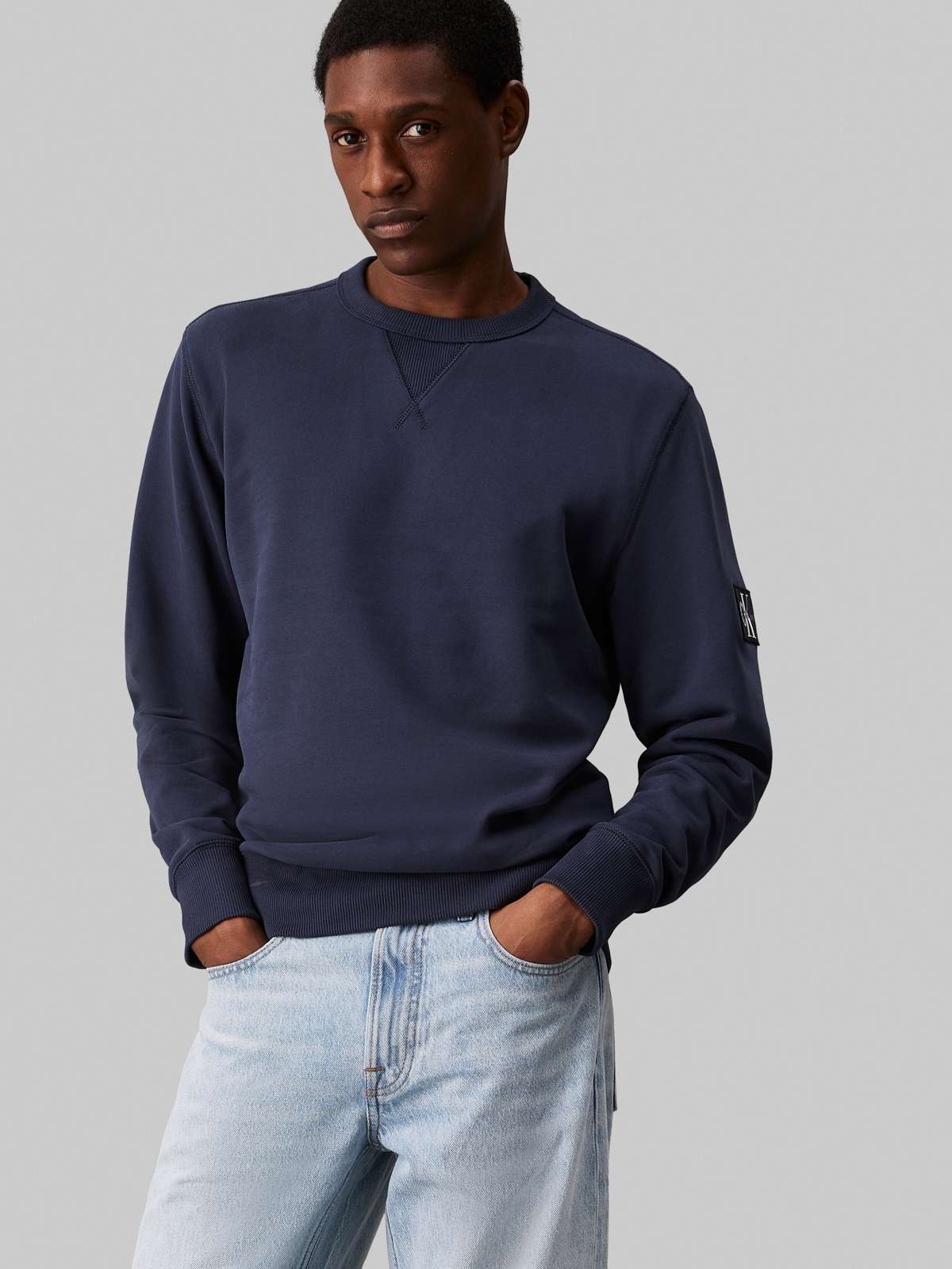 Толстовка с нашивкой-логотипом BADGE CREW NECK