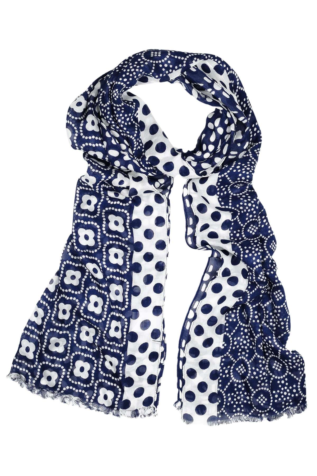 Модный шарф (1 штука), с 4 разными узорами.