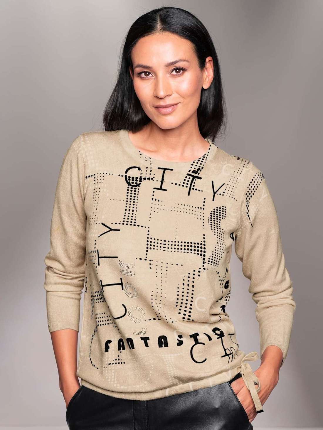 Свитер с круглым вырезом Pullover