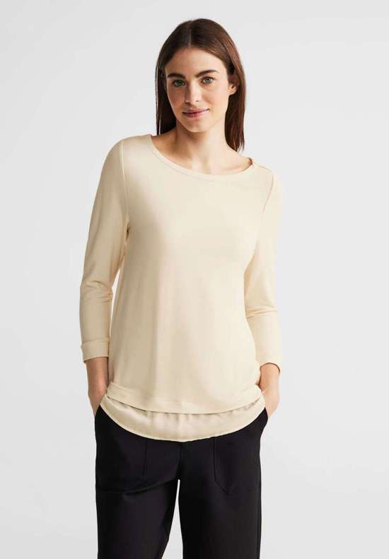 Многослойная рубашка с рукавами 3/4