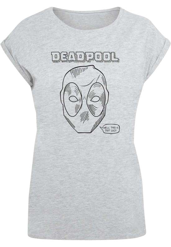 футболка Damen Ladies Deadpool - This Is Just Lazy T-Shirt