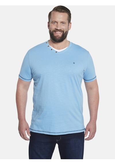 Футболка с декоративными пуговицами на вырезе. T-Shirt EARL KENDRAYK