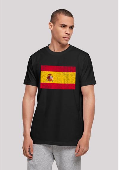 футболка Spanien Flagge Spain distressed